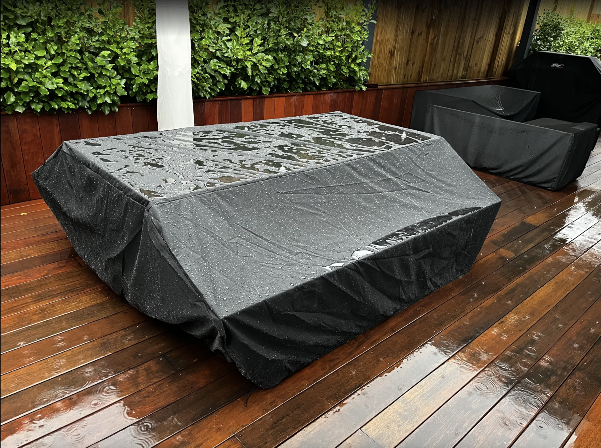 Black Waterproof Patio Furniture Cover Review by Lisa Taylor